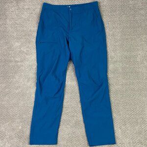 Mountain Hardwear Pants Men's 34 x 30 Blue Trail Sender Hiking Outdoor Ripstop